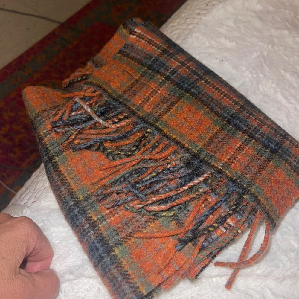 Edinburgh Old Town Weaving Co Womens Scarf One Size Multicolor Pure Wool - Picture 6 of 10